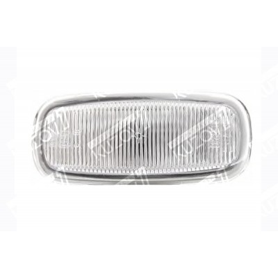 Повторитель Поворота Белый, Рифленое Стекло, DEPO для AUDI A6 (C5) 2001-2005 - фото