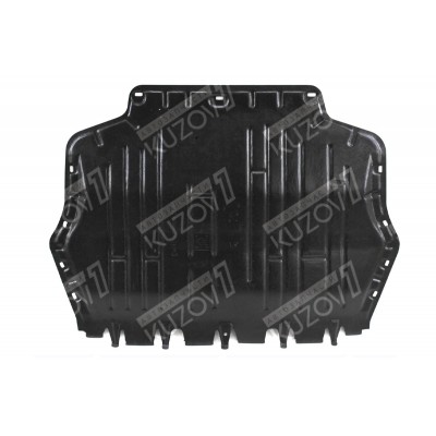 Защита двигателя (пластик) Дизель Без Отверстий, Florimex для Volkswagen GOLF 5 2003-2009 - фото