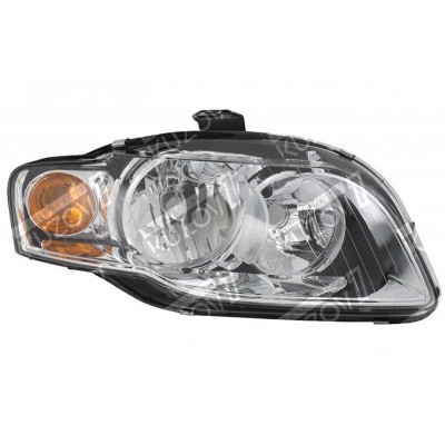 Передняя фара (правая) Желтый Поворотник, TYC для AUDI A4 (B7) 2004-2008 - фото