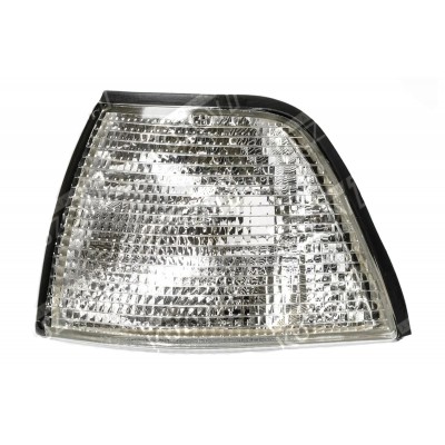 Указатель поворота (левый) Белый, DEPO для BMW 3 (E36) 1990-1996 - фото