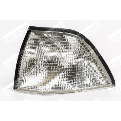 Указатель поворота (левый) Белый, DEPO для BMW 3 (E36) 1996-1999 - фото