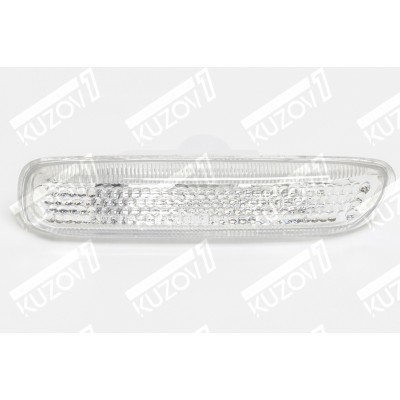 Повторитель поворота (правый) белый, Рифленый, TYC для BMW 3 (E46) 1999-2003 - фото