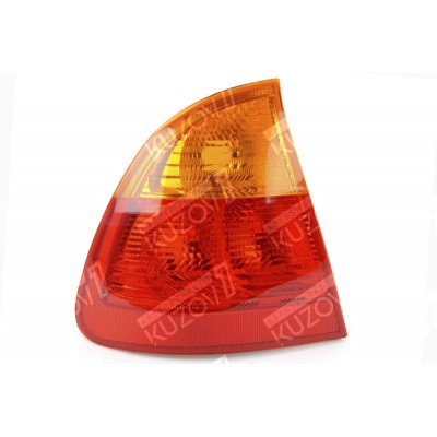 Задний фонарь (левый) наружный, Желтый Поворот, DEPO для BMW 3 (E46) 2001-2005 - фото