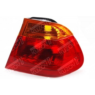 Задний фонарь (правый) Наружный, Желтый Поворот, DEPO для BMW 3 (E46) 1998-2001 - фото