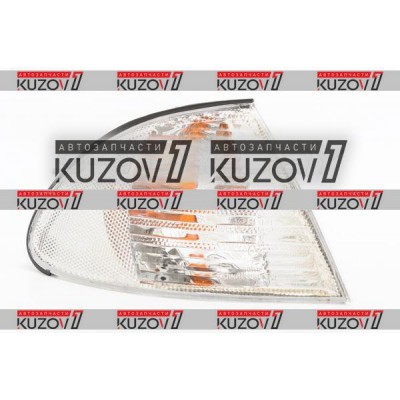 Указатель поворота (правый) Белый, DEPO для BMW 3 (E46) 1998-2001 - фото