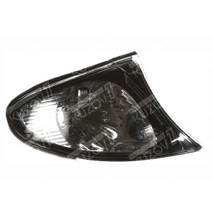 УКАЗАТЕЛЬ ПОВОРОТА (ПРАВЫЙ) БЕЛЫЙ, ЧЕРНЫЙ ОБОДОК, DEPO - фото