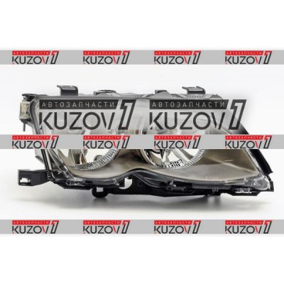 Передняя фара (правая) Хром, DEPO для BMW 3 (E46) 2001-2005 - фото