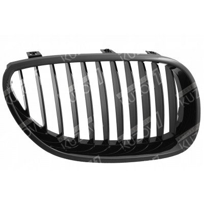 Решетка радиатора (правая) Полностью Черная TYG для BMW 5 (E60 / E61) 2007-2010 - фото