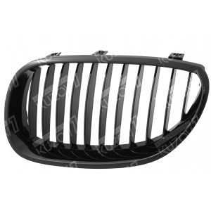 РЕШЕТКА РАДИАТОРА (ЛЕВАЯ) ПОЛНОСТЬЮ ЧЕРНАЯ - фото