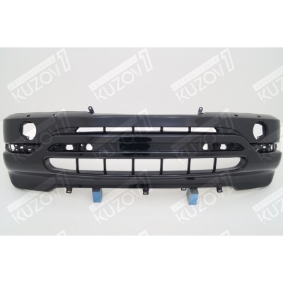 Бампер передний (грунтованный) C Отв Под Омыватели Фар И Парктроник TYG для BMW X5 (E53) 1999-2003 - фото