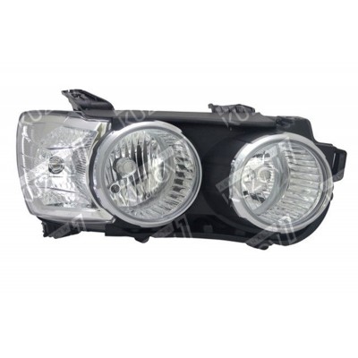 Передняя фара (правая) Хром Рамка, AVG для CHEVROLET AVEO 2012-2016 - фото