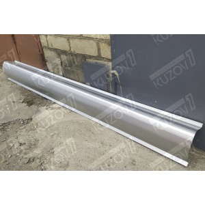 ПОРОГ (ЛЕВЫЙ) РЕМКОМПЛЕКТ, ПОЛНЫЙ ПРОФИЛЬ, ОЦИНКОВКА 1.1 ММ, БЕЛАРУСЬ - фото