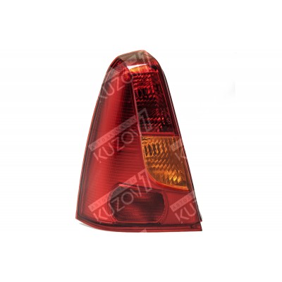 Задний фонарь (левый) Красно-Желтый, TYC для DACIA LOGAN 2004-2009 - фото