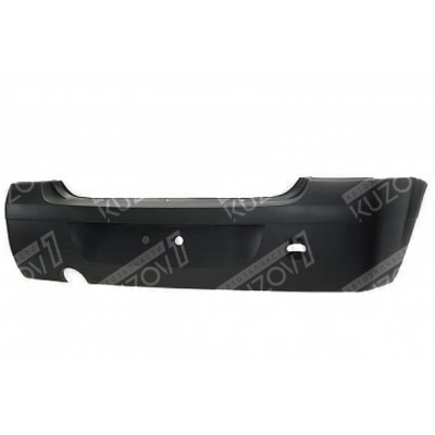 Бампер задний (черный) EUROBUMP для DACIA LOGAN 2004-2009 - фото