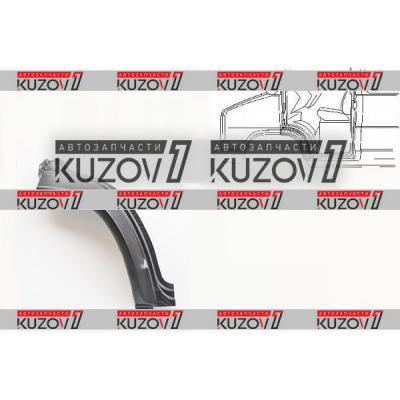 Арка Передняя, (левая) Klokkerholm для FIAT DUCATO 1982-1994 - фото