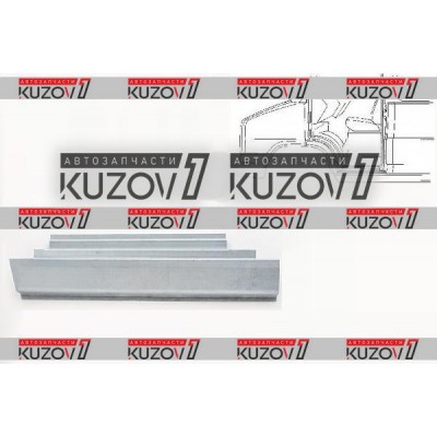 Порог (левый) Klokkerholm для FIAT DUCATO 1982-1994 - фото