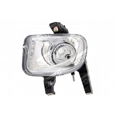 Противотуманная фара (левая) Хром, TYC для FIAT PUNTO GRANDE 2005-2008 - фото