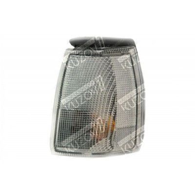 Указатель поворота (левый) Белый, DEPO для FIAT TIPO 1987-1995 - фото