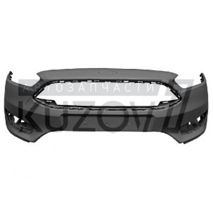 БАМПЕР ПЕРЕДНИЙ (ГРУНТОВАННЫЙ) С ЗАГЛУШКОЙ БУКС. КРЮКА, ИТАЛИЯ - фото