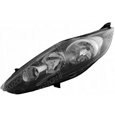 Передняя фара (левая) Темная, TYC для FORD FIESTA 2008-2012 - фото