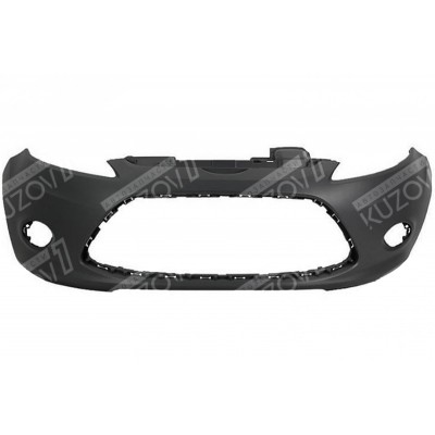 Бампер передний (черный) С Отв, TYG для FORD FIESTA 2008-2012 - фото