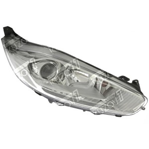 ПЕРЕДНЯЯ ФАРА (ПРАВАЯ) ХРОМ, С ЛИНЗОЙ, EURO-TYPE, TYC - фото