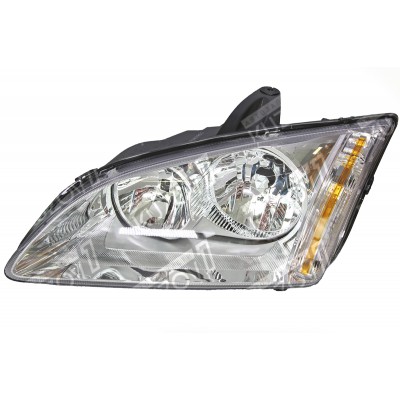 Передняя фара (левая) Хром, TYC для FORD FOCUS 2004-2008 - фото