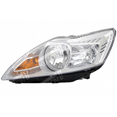 Передняя фара (левая) Хром, TYC для FORD FOCUS 2008-2011 - фото