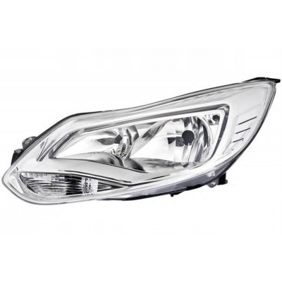 Передняя фара (левая) Хром, TYC для FORD FOCUS 2011-2014 - фото