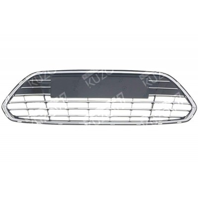 Решетка в бампер (центральная) TYG для FORD MONDEO 2010-2014 - фото