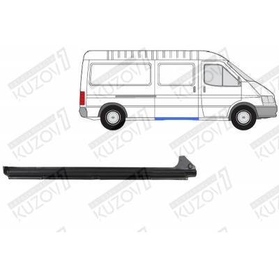 Порог (правый) Klokkerholm для FORD TRANSIT 1991-1994 - фото