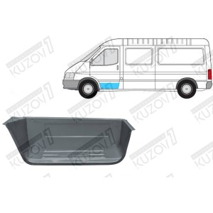 СТУПЕНЬ ПЕРЕДНЕЙ ДВЕРИ (ЛЕВОЙ) ОРИГИНАЛ, 0.8 ММ, ПОЛЬША