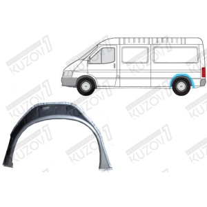 АРКА ЗАДНЯЯ (ЛЕВАЯ=ПРАВАЯ) ВНУТРЕННЯЯ ЧАСТЬ, ОРИГИНАЛ, 0.8 ММ, ПОЛЬША