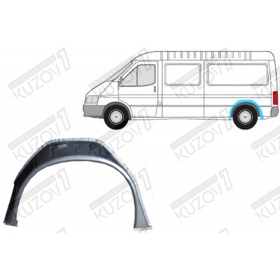 Арка задняя (левая=правая) Внутренняя Часть, POTRYKUS для FORD TRANSIT 1986-1991 - фото