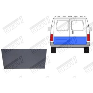 ДВЕРЬ ЗАДНЯЯ ПРАВАЯ (РАСПАШНАЯ) НИЖНЯЯ НАРУЖНАЯ ЧАСТЬ, ОРИГИНАЛ, 0.8 ММ, ПОЛЬША