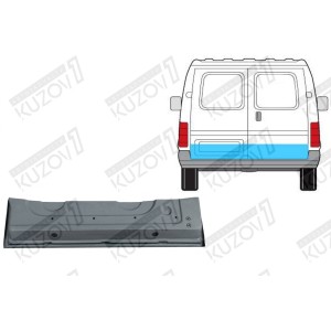 ДВЕРЬ ЗАДНЯЯ ЛЕВАЯ (РАСПАШНАЯ) НИЖНЯЯ ВНУТРЕННЯЯ ЧАСТЬ, ОРИГИНАЛ, 0.8 ММ, ПОЛЬША