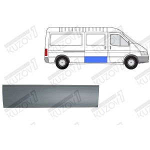 ДВЕРЬ БОКОВАЯ СДВИЖНАЯ (ПРАВАЯ) НИЖНЯЯ НАРУЖНАЯ ЧАСТЬ, 29 СМ, ОРИГИНАЛ, 1.0 ММ, ДАНИЯ