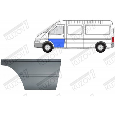 Дверь Передняя (левая) (54 См) Potrykus для FORD TRANSIT 1991-1994 - фото