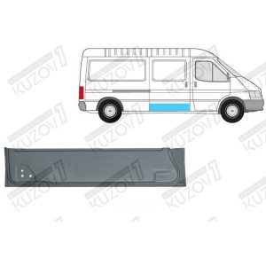 ДВЕРЬ БОКОВАЯ СДВИЖНАЯ (ПРАВАЯ) НИЖНЯЯ ВНУТРЕННЯЯ ЧАСТЬ, ОРИГИНАЛ, 1.0 ММ, ДАНИЯ