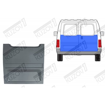 Дверь Задняя Левая (распашная) POTRYKUS для FORD TRANSIT 1994-2000 - фото