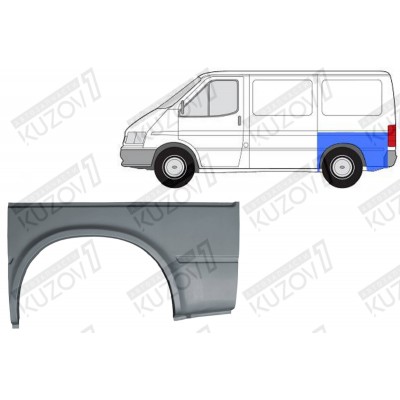 Крыло Заднее (левое) Potrykus для FORD TRANSIT 1991-1994 - фото