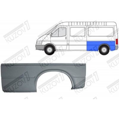 Крыло Заднее (левое) POTRYKUS для FORD TRANSIT 1994-2000 - фото