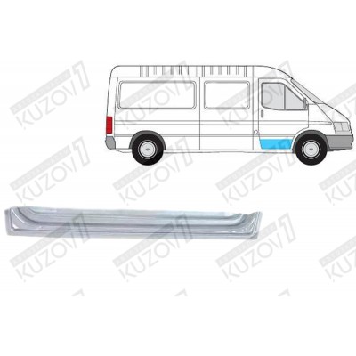 Дверь Передняя (правая) Нижняя Klokkerholm для FORD TRANSIT 1986-1991 - фото