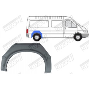 АРКА ЗАДНЯЯ (ПРАВАЯ), ОРИГИНАЛ, 0.8 ММ, ПОЛЬША