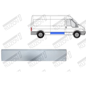 ДВЕРЬ БОКОВАЯ СДВИЖНАЯ (ПРАВАЯ) НИЖНЯЯ НАРУЖНАЯ ЧАСТЬ 27 СМ, ОРИГИНАЛ, 0.8 ММ, ПОЛЬША