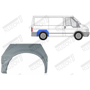 АРКА ЗАДНЯЯ (ПРАВАЯ), ОРИГИНАЛ, 0.8 ММ, ПОЛЬША