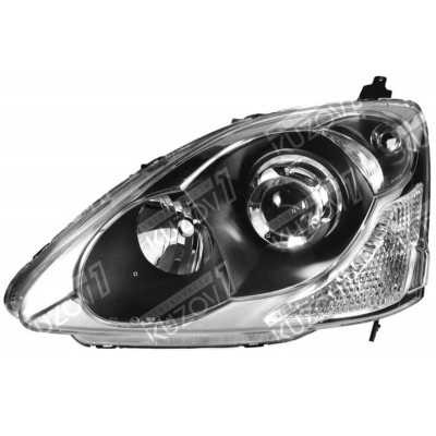 Передняя фара (левая) TYC для HONDA CIVIC 2003-2005 - фото