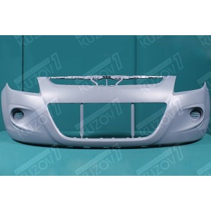 БАМПЕР ПЕРЕДНИЙ (ГРУНТОВАННЫЙ) СЕРЫЙ, БЕЗ ОТВ ПОД ПРОТИВОТУМАНКИ