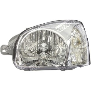 ПЕРЕДНЯЯ ФАРА (ЛЕВАЯ) ХРОМ КОРПУС, ЭЛЕКТРИЧЕСКАЯ, DEPO