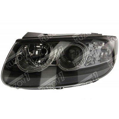 Передняя фара (левая) Черная, TYC для HYUNDAI SANTA FE 2009-2012 - фото